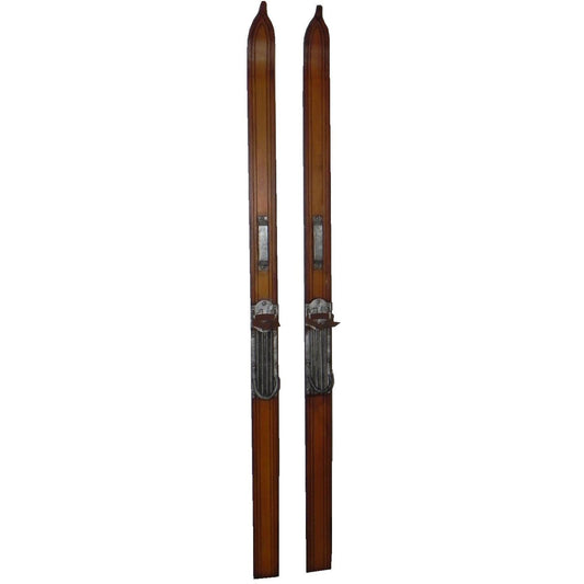 Replica Wooden Skis Pair