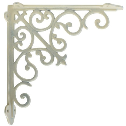 Victorian Shelf Bracket, Medium, White