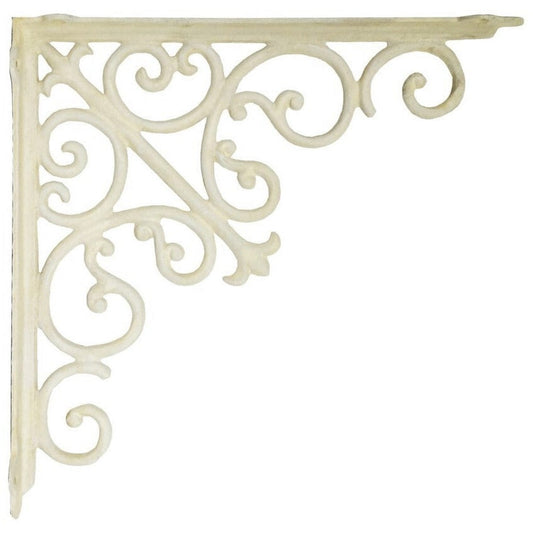 Victorian Shelf Bracket, Large White