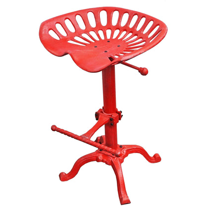 Tabouret de siège de tracteur rouge