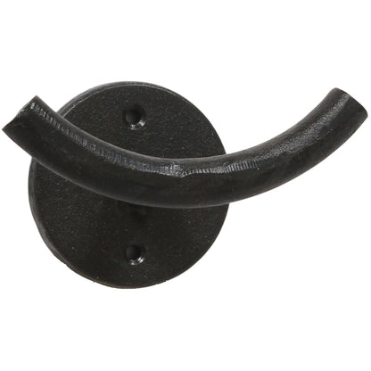 Arc Hook, Black, 3.5 inch