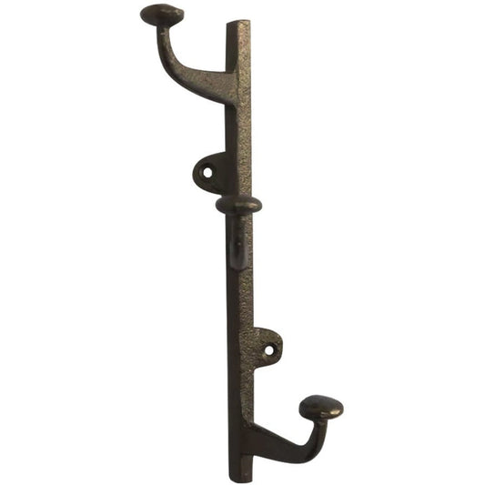 Cast Iron Cubic Rod, 3 Hooks