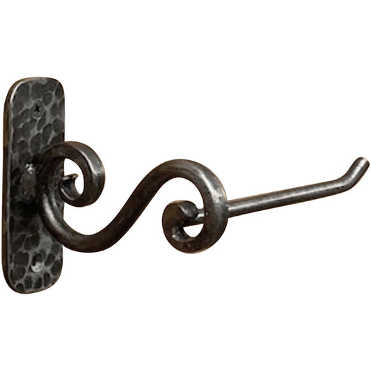 Forged Hand Made Toilet Roll Holder, Antique Metal