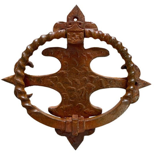 30% Off, Ring Pull Door Knocker, Iron, Rustic Lacquer