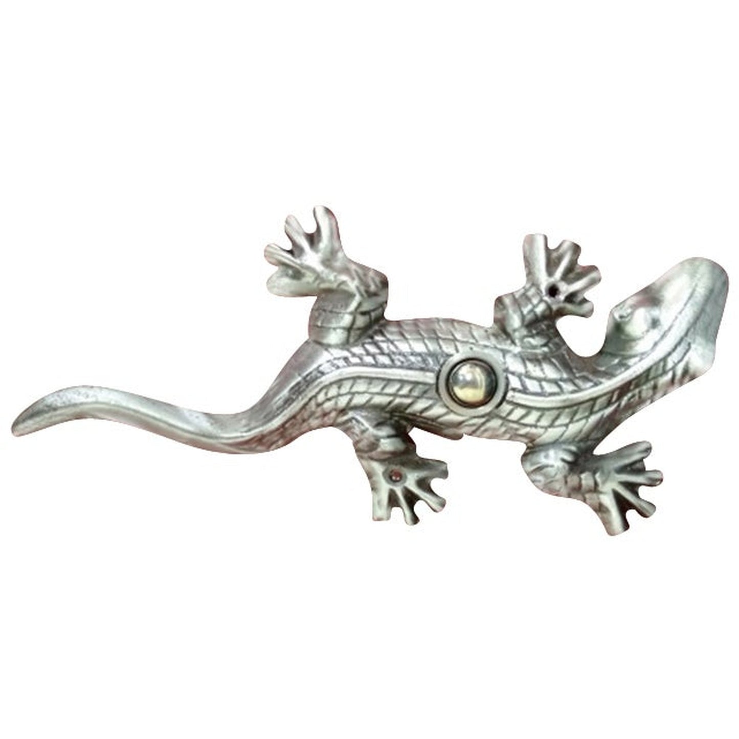 Gecko Push Bell, cloches murales antiques, laiton