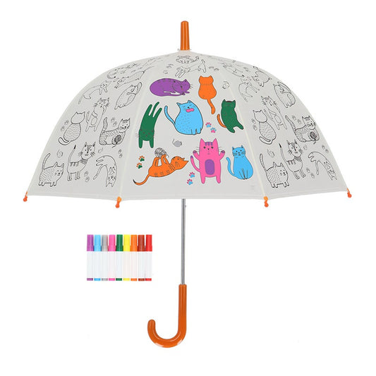 "Coloriage en Parapluie ""Chats"""