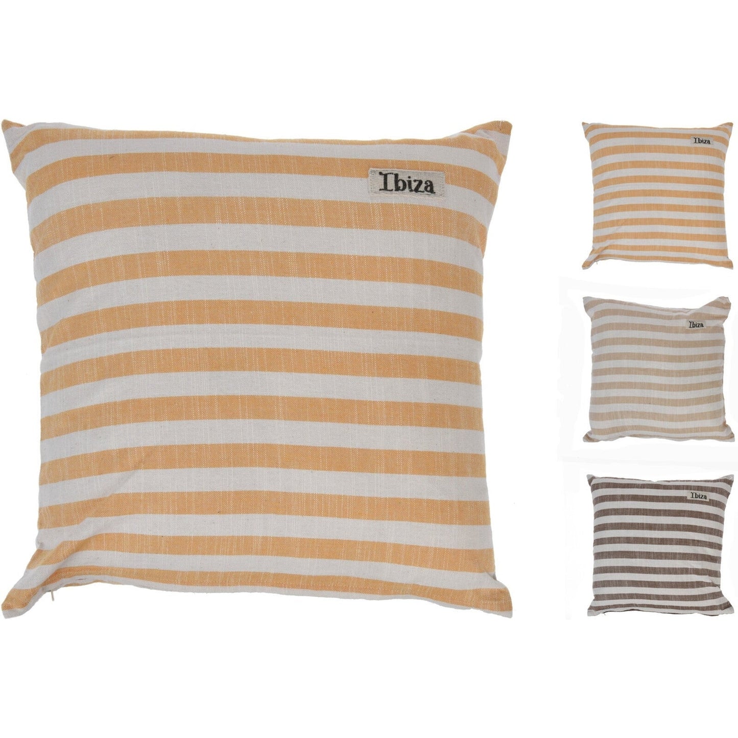 "Coussin 45X45cm Stripe 3Ass Cl, Coton"