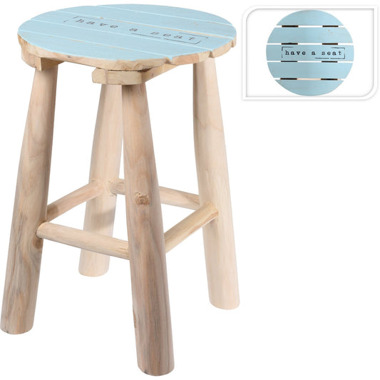 54% Off, Stool Teak Wood 'Have A Seat'