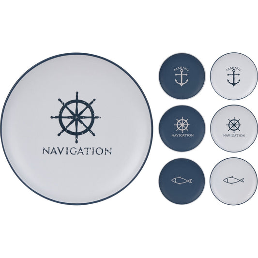 35% Off, Nautical Plate Stoneware