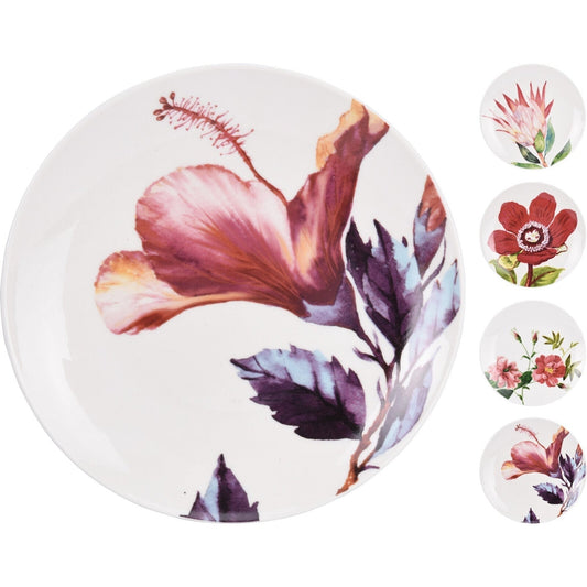 "Assiette, Porcelaine New Bone China, 8In, Dernière Chance"