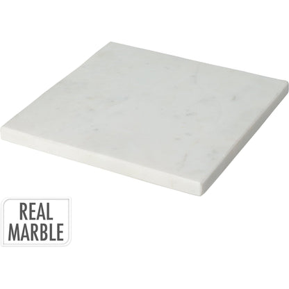 Marble Board, Square, In White Color.