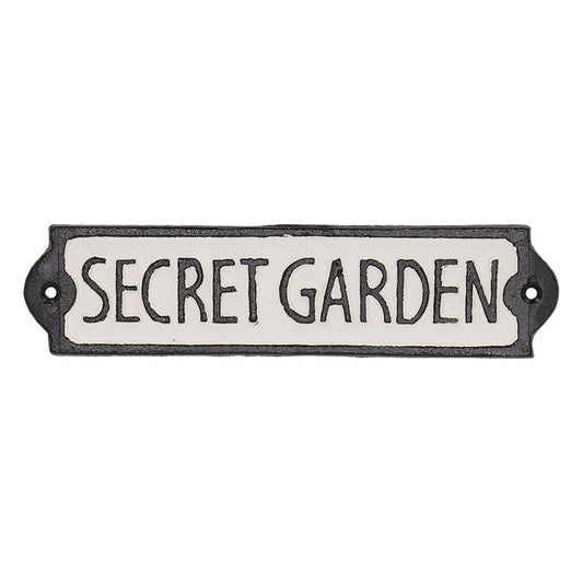 Door Sign "Secret Garden"