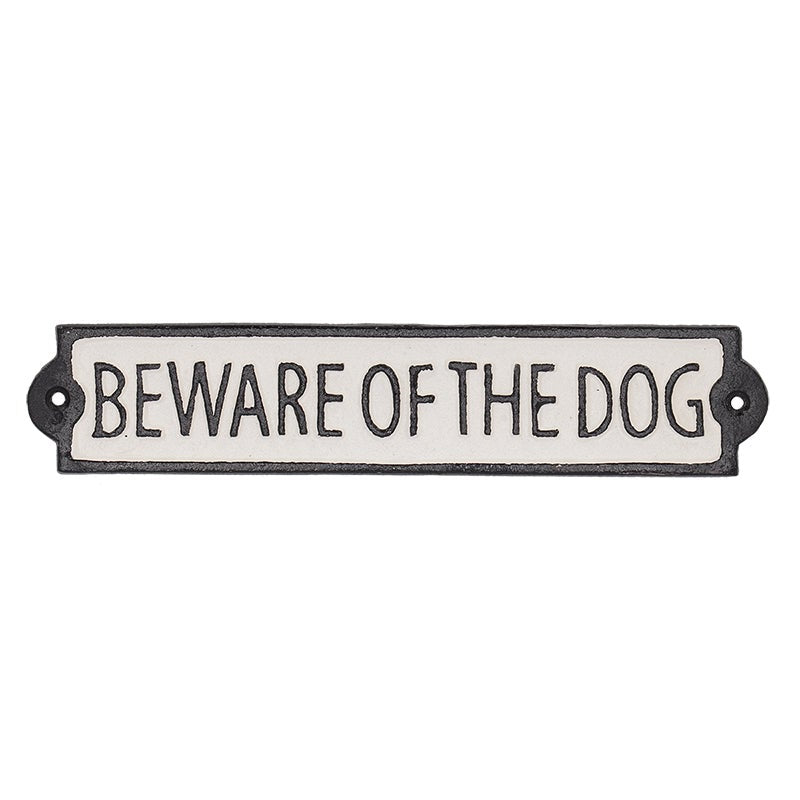 Door Sign "Beware Of The Dog"