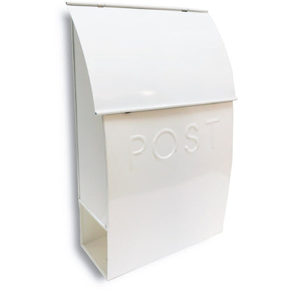 Milano Pointed Mailbox White