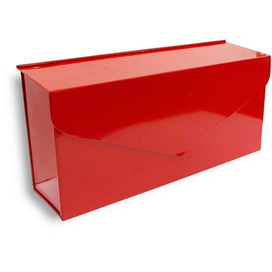 Boîte aux lettres enveloppe longue rouge