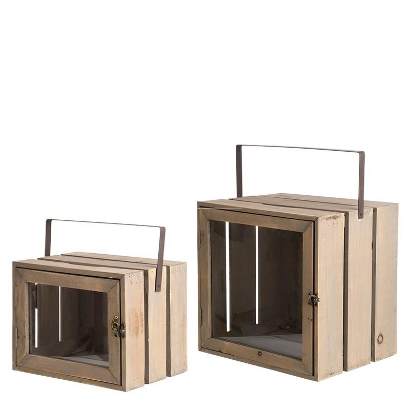 Displaybox wood S set of 2