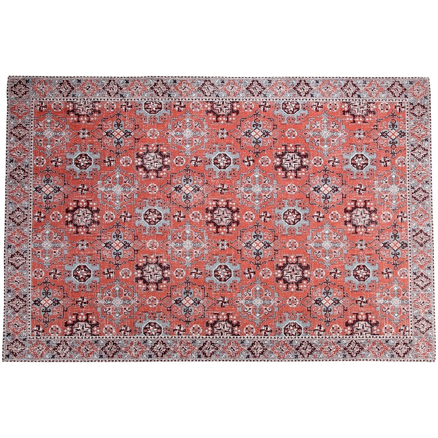 "Tapis tissé Queensland, 4x6 pieds, rouille, 10% de réduction"