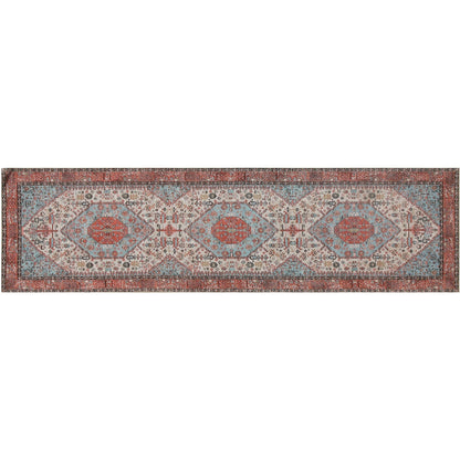 "Tapis tissé Heriz, 2x7 pieds, Multi, 10% de réduction"