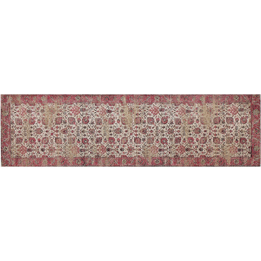 "Tapis tissé Amer, 2x7 pieds, rose, 10% de réduction"