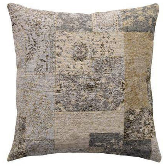 FL1023 Woven Cushion, 23.6x23.6in, Yellow Grey