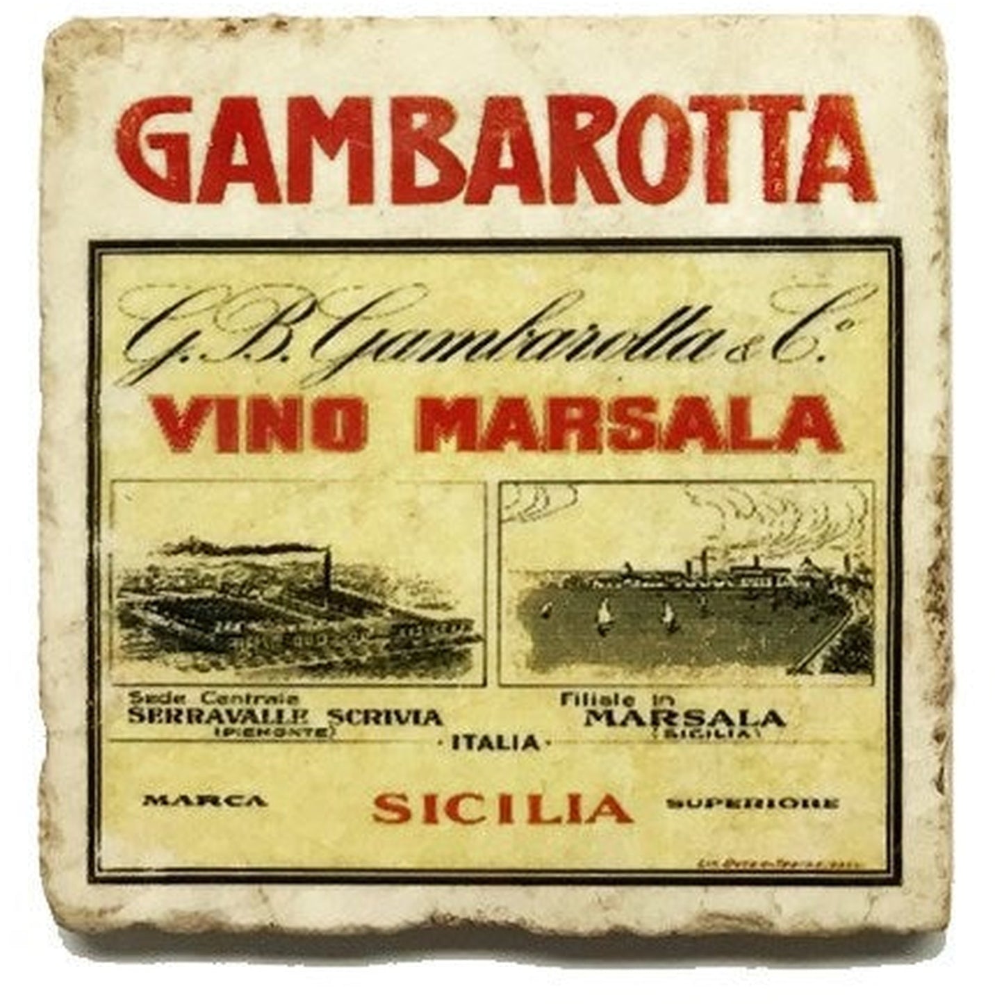 GAMBAROTTA Set/4 sous-verres