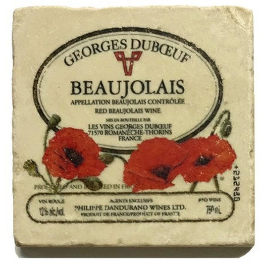 GEORGES DUBOEUF Coffret/4 sous-verres