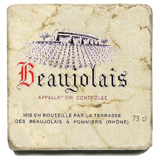 BEAUJOLAIS NOUV. Ensemble/4 dessous de verre