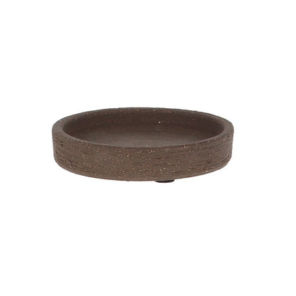 Soucoupe Marron Non Glacé 9 cm