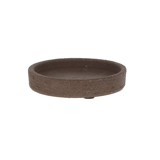 Soucoupe Marron Non Glacé 9 cm