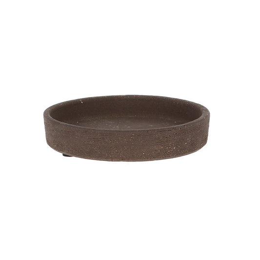 Soucoupe Marron Non Glacé 12 cm