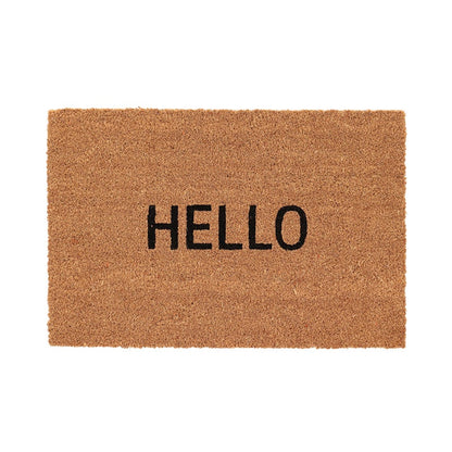 Doormat Coir Hello