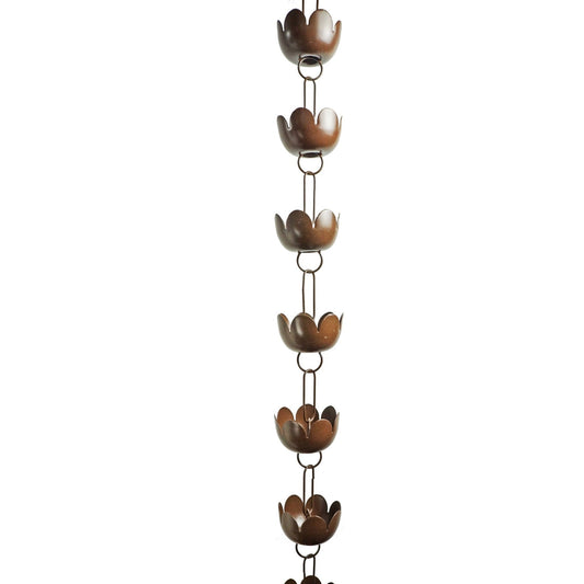 Lily Cup Rain Chain 3x96 inch., 20% Off