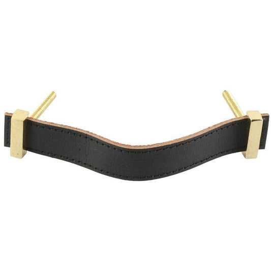 Adjustable Leather Pull, Black