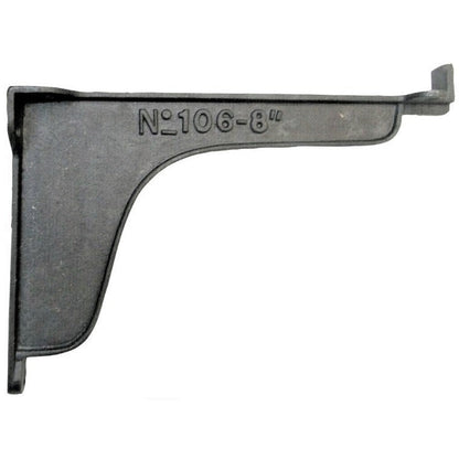 Rail Bracket, "Railway No.106-8", 8x5 in, Antique Metal