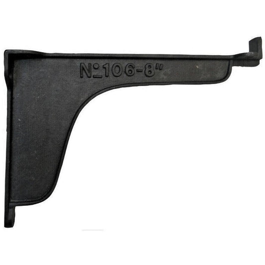 Rail Bracket, "Railway No.106-8", 8x5 in, Matte Black