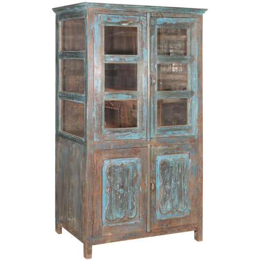 RM-059800, Wooden Cabinet With Glass