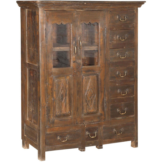 RM-060976, Wooden Cabinet With Glass