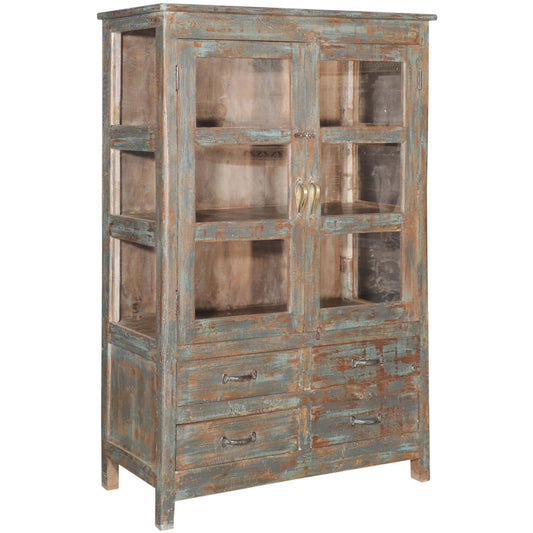 RM-061072, Wooden Cabinet With Glass