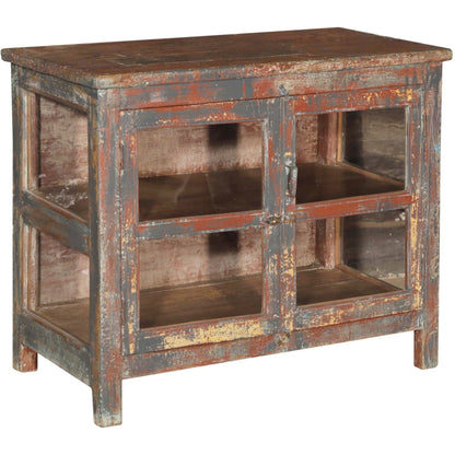 RM-061075, Wooden Cabinet With Glass