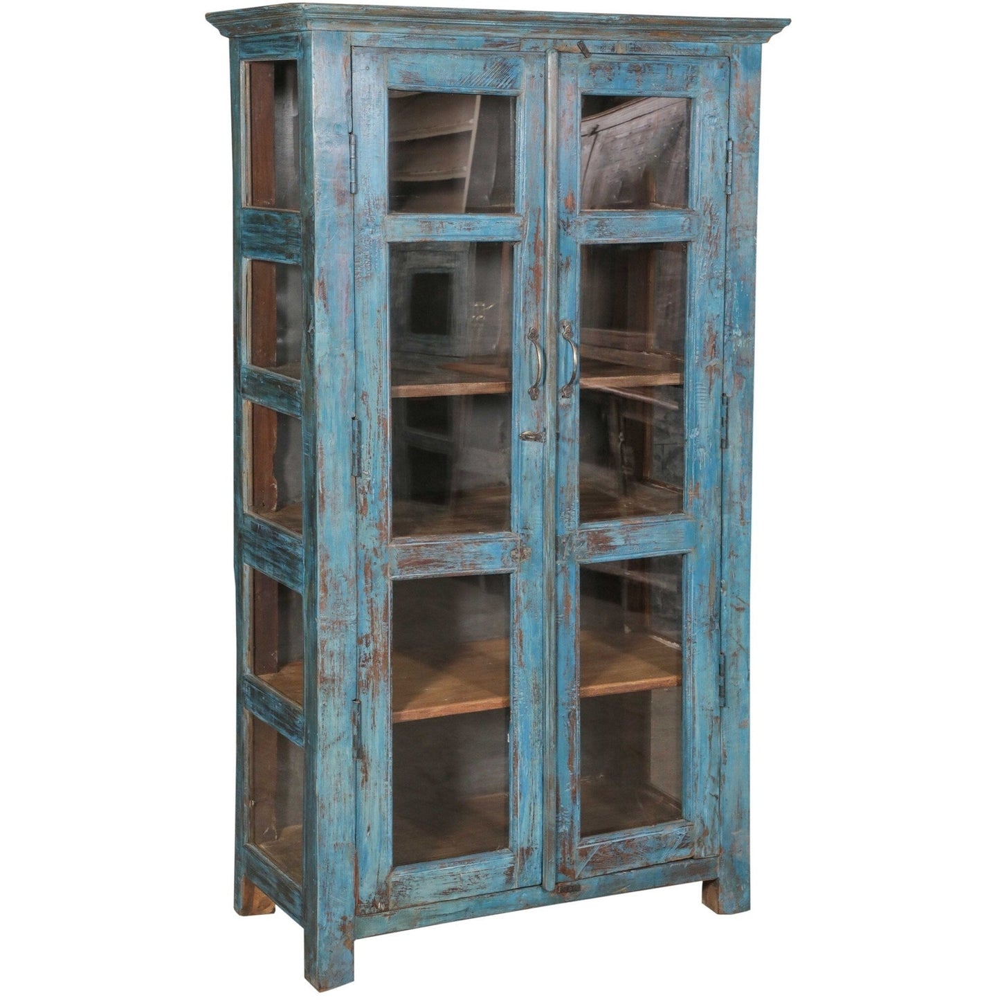 RM-062166, Wooden Cabinet With Glass