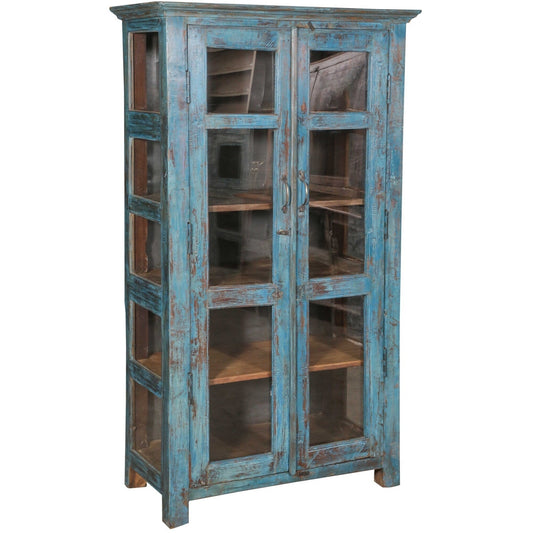 RM-062166, Wooden Cabinet With Glass