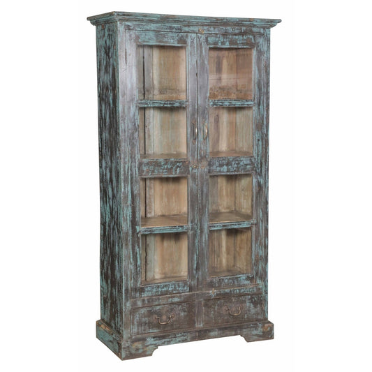 RM-062170, Wooden Cabinet With Glass
