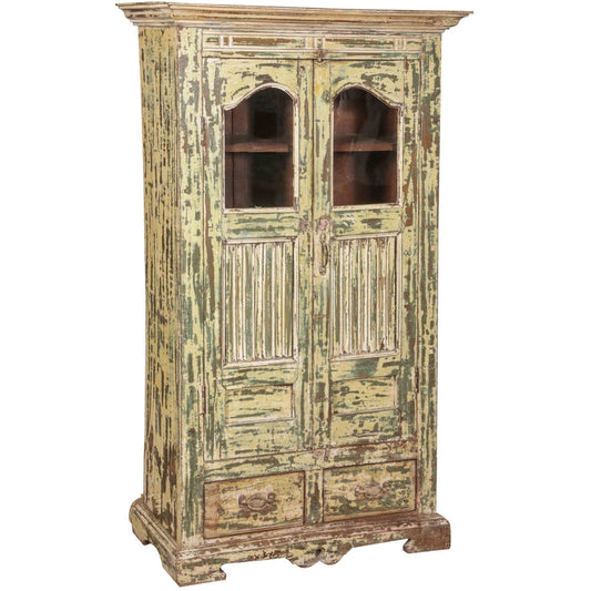 RM-062193, Wooden Cabinet With Glass