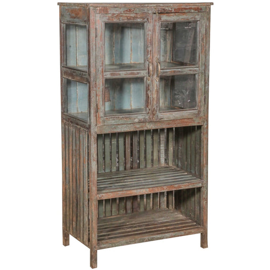 RM-062307, Wooden Cabinet With Glass