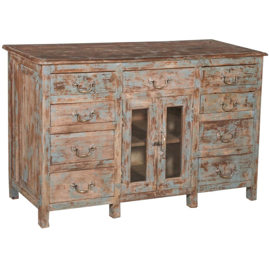 RM-062481, Wooden Cabinet With Glass