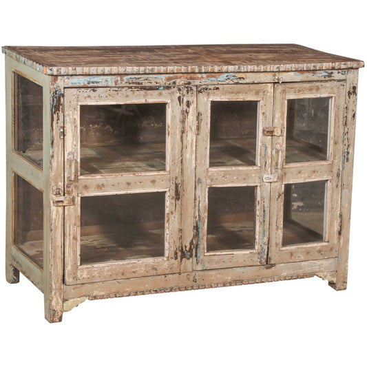 RM-062525, Wooden Cabinet With Glass