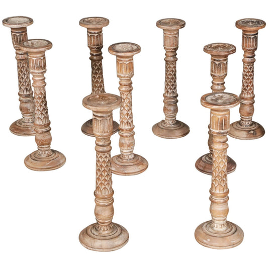 RS-070220, Art. Wooden Candle Stand