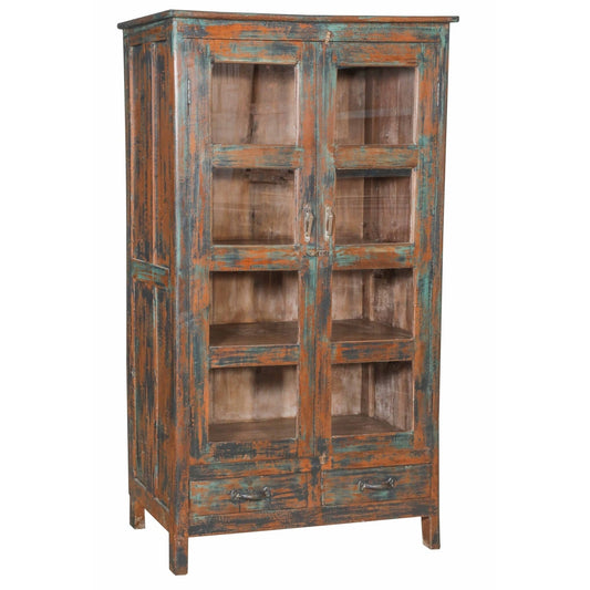 RM-062285, Wooden Cabinet With Glass