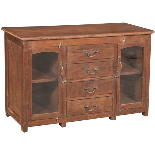 RM-062239, Wooden Cabinet With Glass