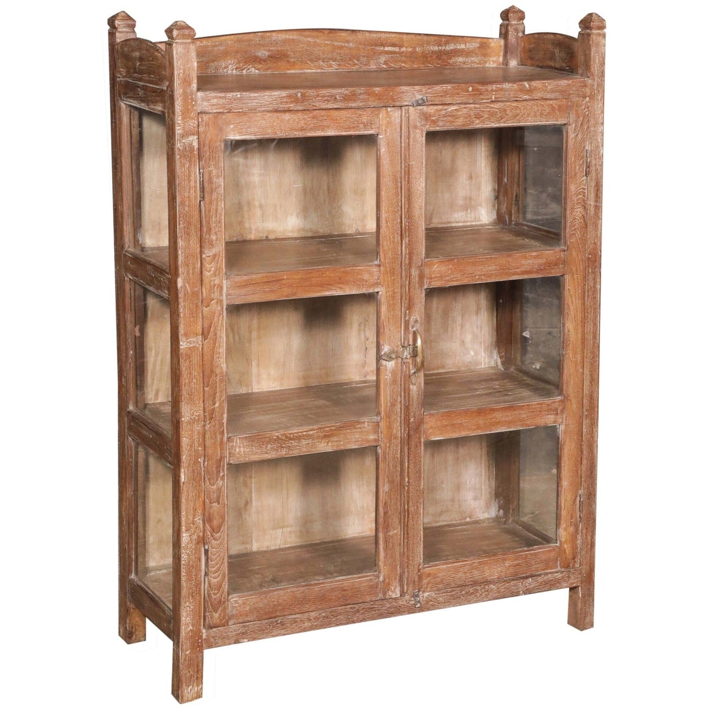 Wooden Cabinet With Glass